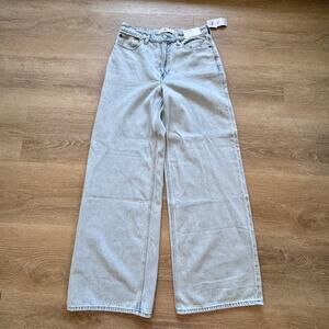 Abercrombie High Rise Wide Leg Jeans - Size 26